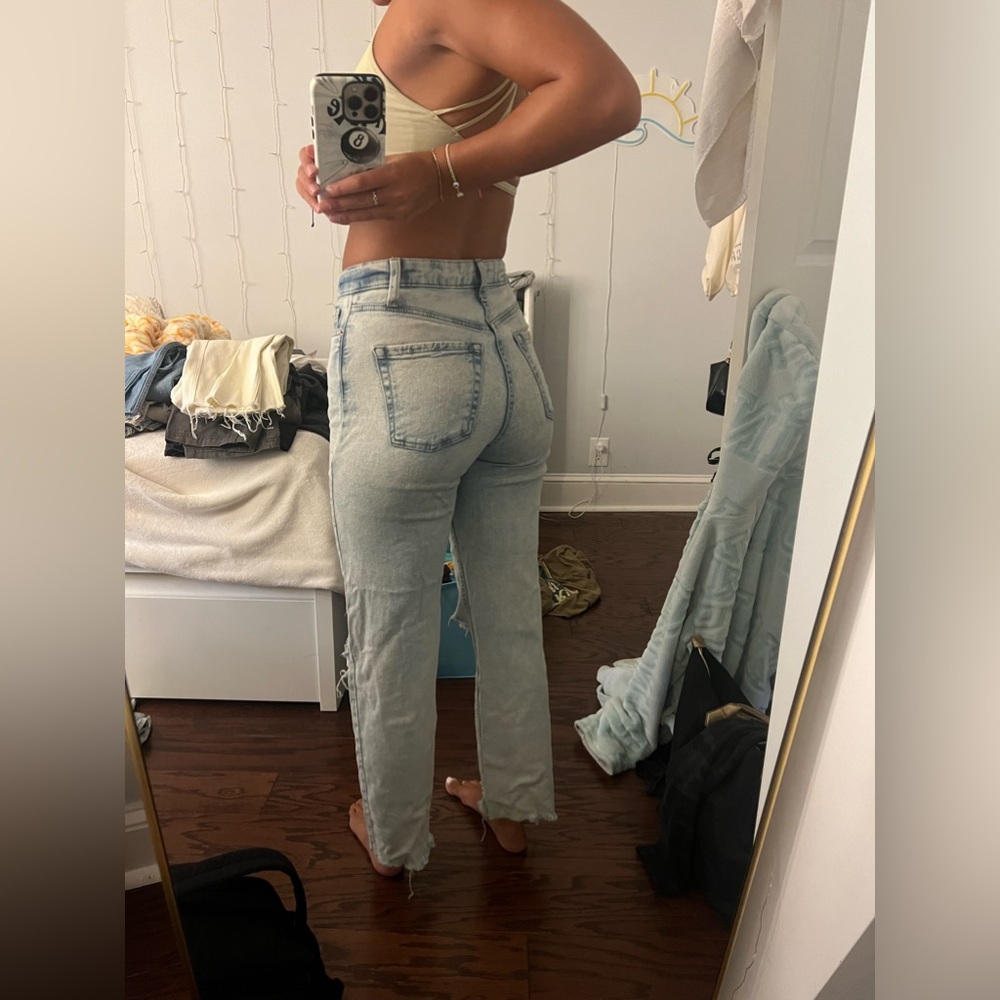 Wild Fable High Rise Straight Ripped Jeans - Picture 2 of 4